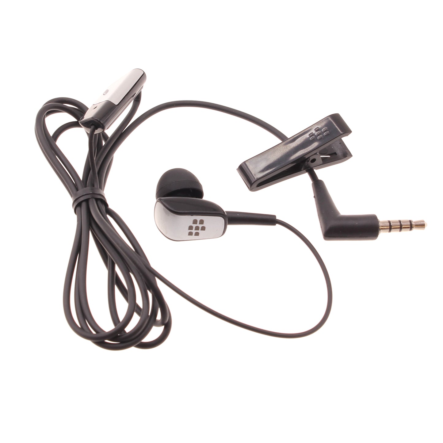 Mono Headset Wired Earphone Single Earbud 3.5mm Headphone Flat  - BFG05 319-1