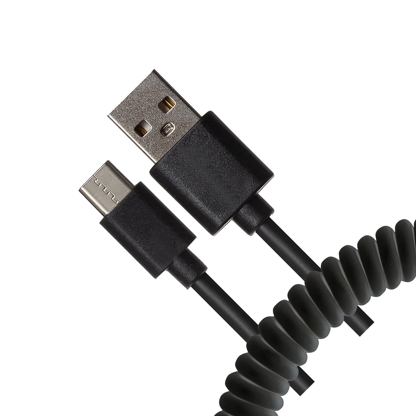 USB Cable Coiled MicroUSB Charger Cord Power  - BFK09 275-1