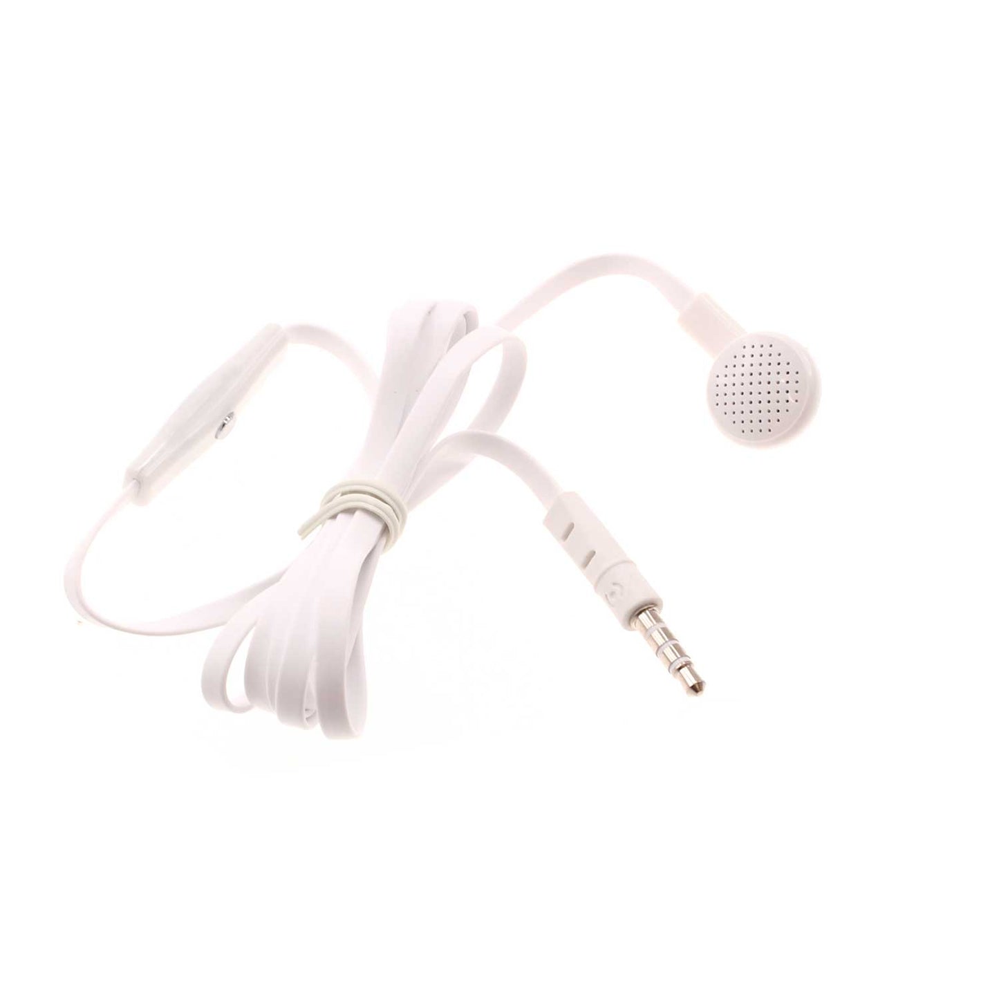 Mono Headset Wired Earphone Single Earbud 3.5mm Headphone Flat  - BFJ87 388-1