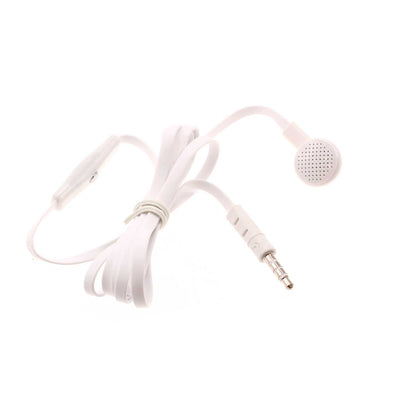 Mono Headset Wired Earphone Single Earbud 3.5mm Headphone Flat  - BFJ87 388-1