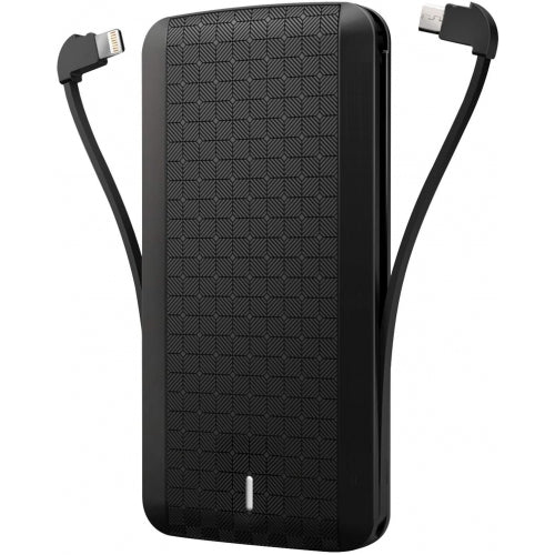 8000mAh Power Bank Charger Backup Battery Portable Built-in Cables All-in-One  - BFV28 1406-6