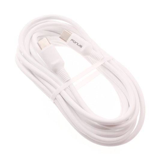 10ft Long Type-C Cable Fast Charger Cord PD Power Wire (USB-C to USB-C)  - BFE29 1477-1