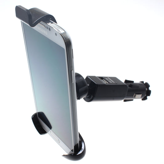 image of Car Mount Charger Holder DC Socket USB Port Cradle  - BFK19 620-1