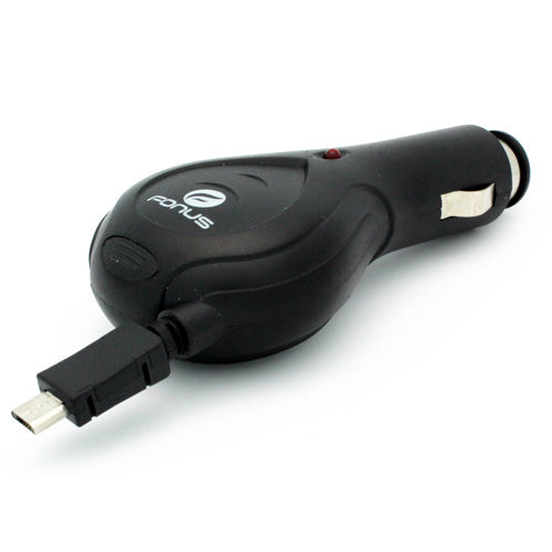 Car Charger Retractable MicroUSB DC Socket Power Adapter  - BFC18 762-2