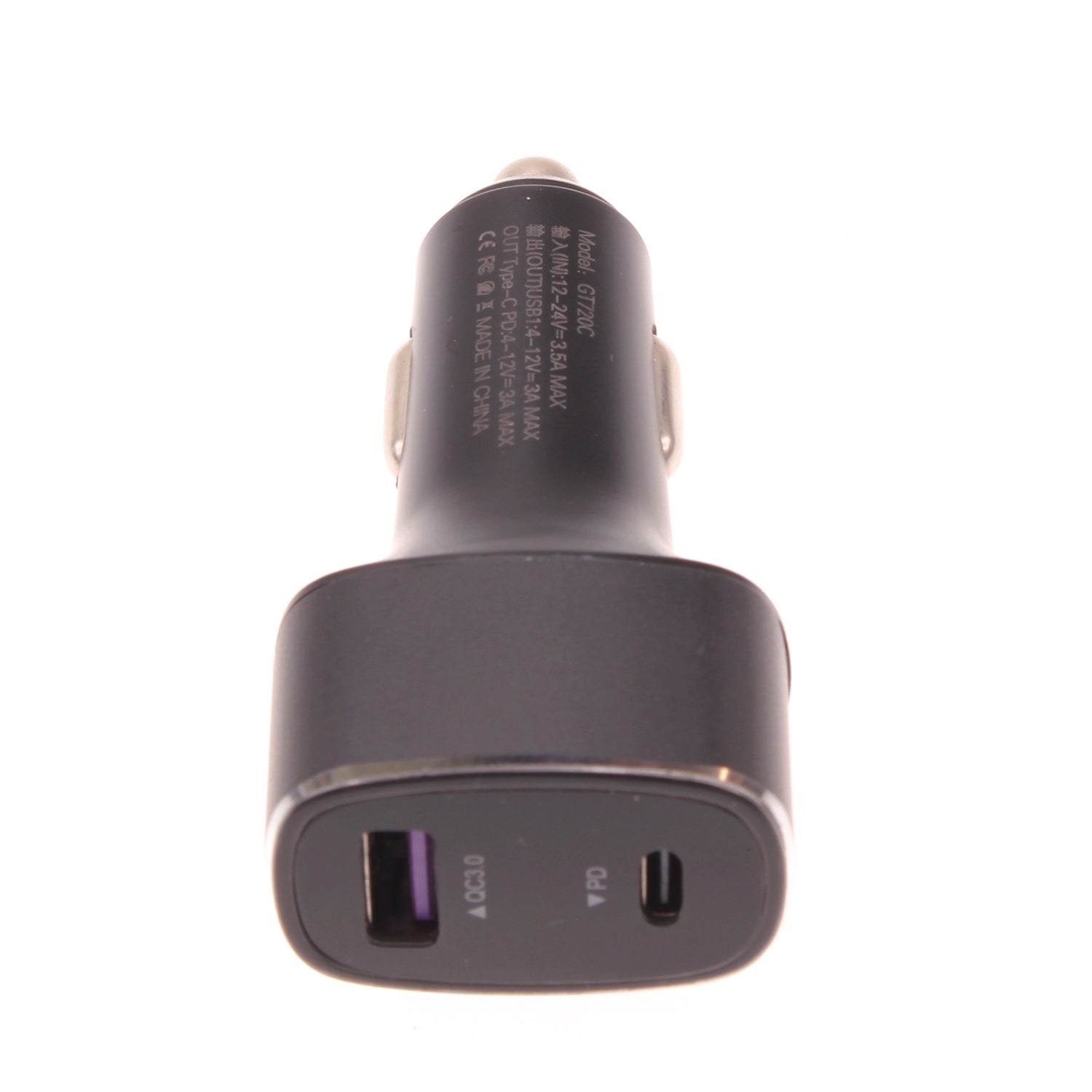 Quick Car Charger 36W 2-Port USB Type-C PD  Power Adapter  - BFS40 1158-1