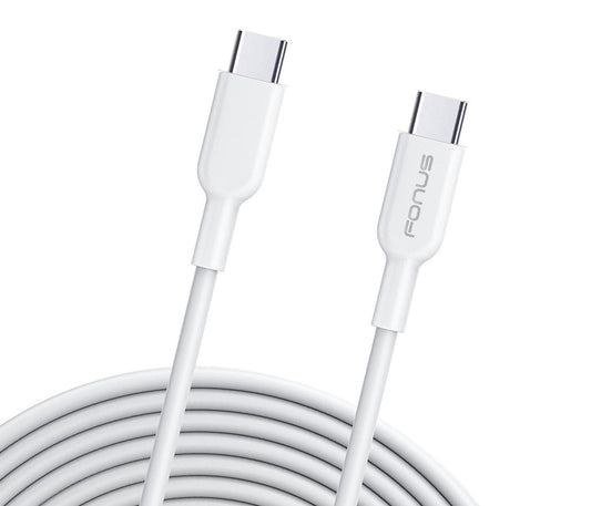 image of USB-C Cable 6ft Long Fast Charger Cord Power Wire Type-C to Type-C  - BFR23 1039-1