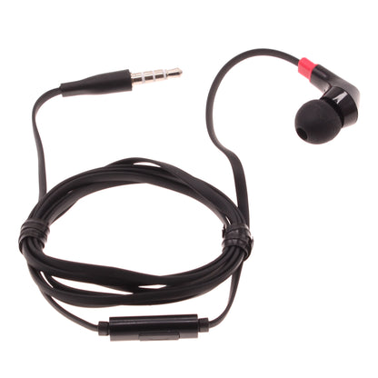 Mono Headset Earphone w Mic Wired Earbud 3.5mm Single Headphone Hands-free  - BFF47 440-1