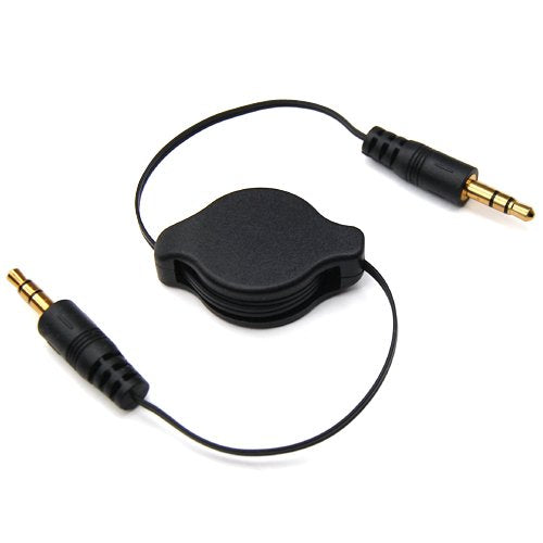 Aux Cable Retractable  3.5mm Adapter Car Stereo Aux-in Audio Cord  - BFM93 326-5