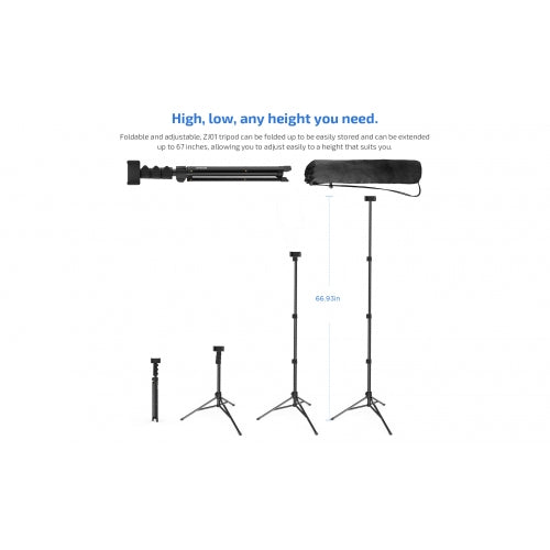 Tripod Selfie Stick Wireless Monopod Remote Shutter Built-in Self-Portrait  - BFB98 1591-8