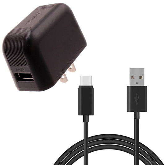 image of Home Wall USB Charger with 6ft Long Type-C Cable 2031-1