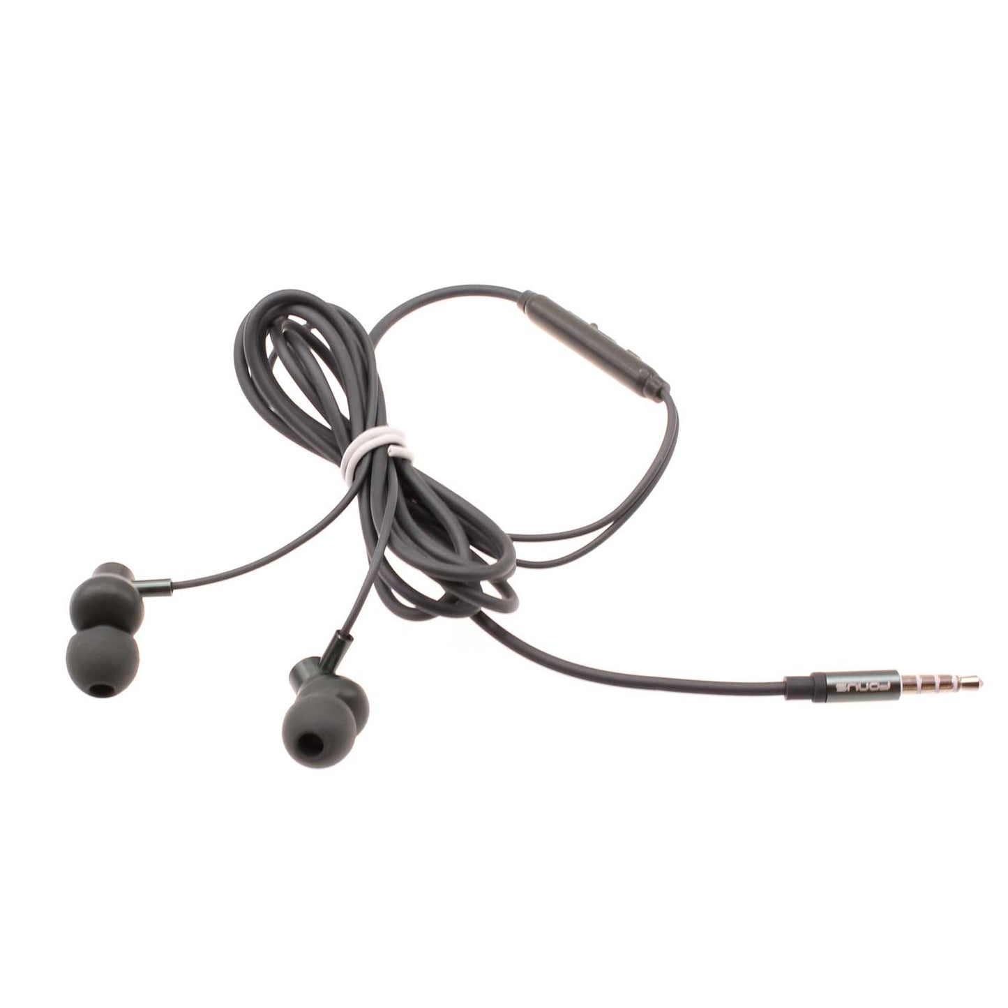 Wired Earphones Hi-Fi Sound Headphones Handsfree Mic Headset Metal Earbuds  - BFD75 1575-1