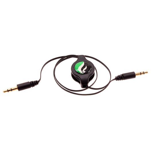 image of Aux Cable Retractable  3.5mm Adapter Car Stereo Aux-in Audio Cord  - BFM93 326-1