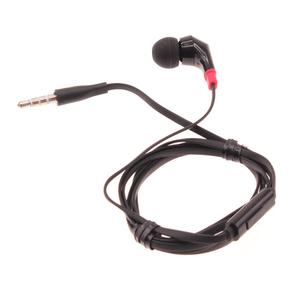 Mono Headset Earphone w Mic Wired Earbud 3.5mm Single Headphone Hands-free  - BFF47 440-1