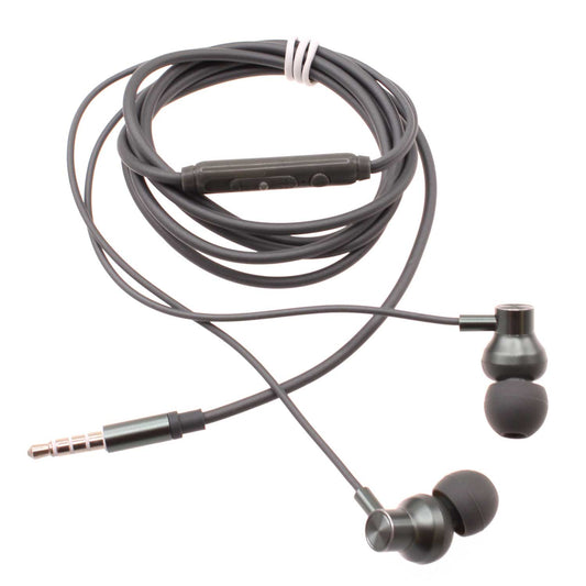 image of Wired Earphones Hi-Fi Sound Headphones Handsfree Mic Headset Metal Earbuds  - BFD75 1575-1