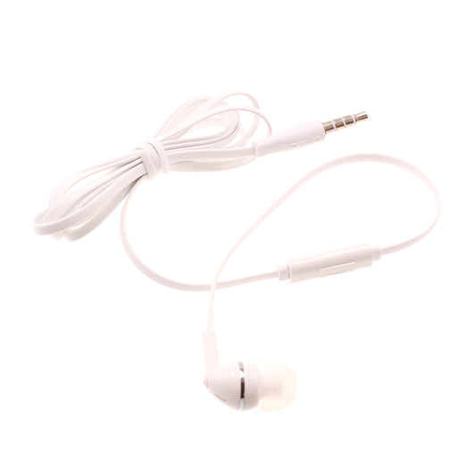 image of Mono Headset Earphone w Mic Wired Earbud 3.5mm Single Headphone Hands-free  - BFF70 441-1