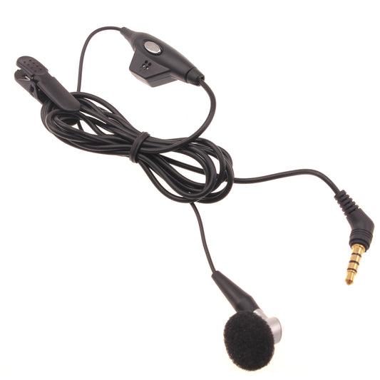 image of Mono Headset Wired Earphone Single Earbud 3.5mm Headphone  - BFA18 317-1