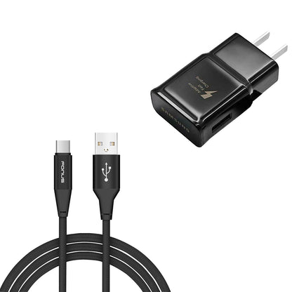 Fast Home Charger Type-C 6ft USB Cable Quick Power Adapter  - BFC38 1060-1