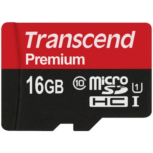 image of 16GB Memory Card Transcend High Speed MicroSD Class 10 MicroSDHC  - BFV22 1388-1