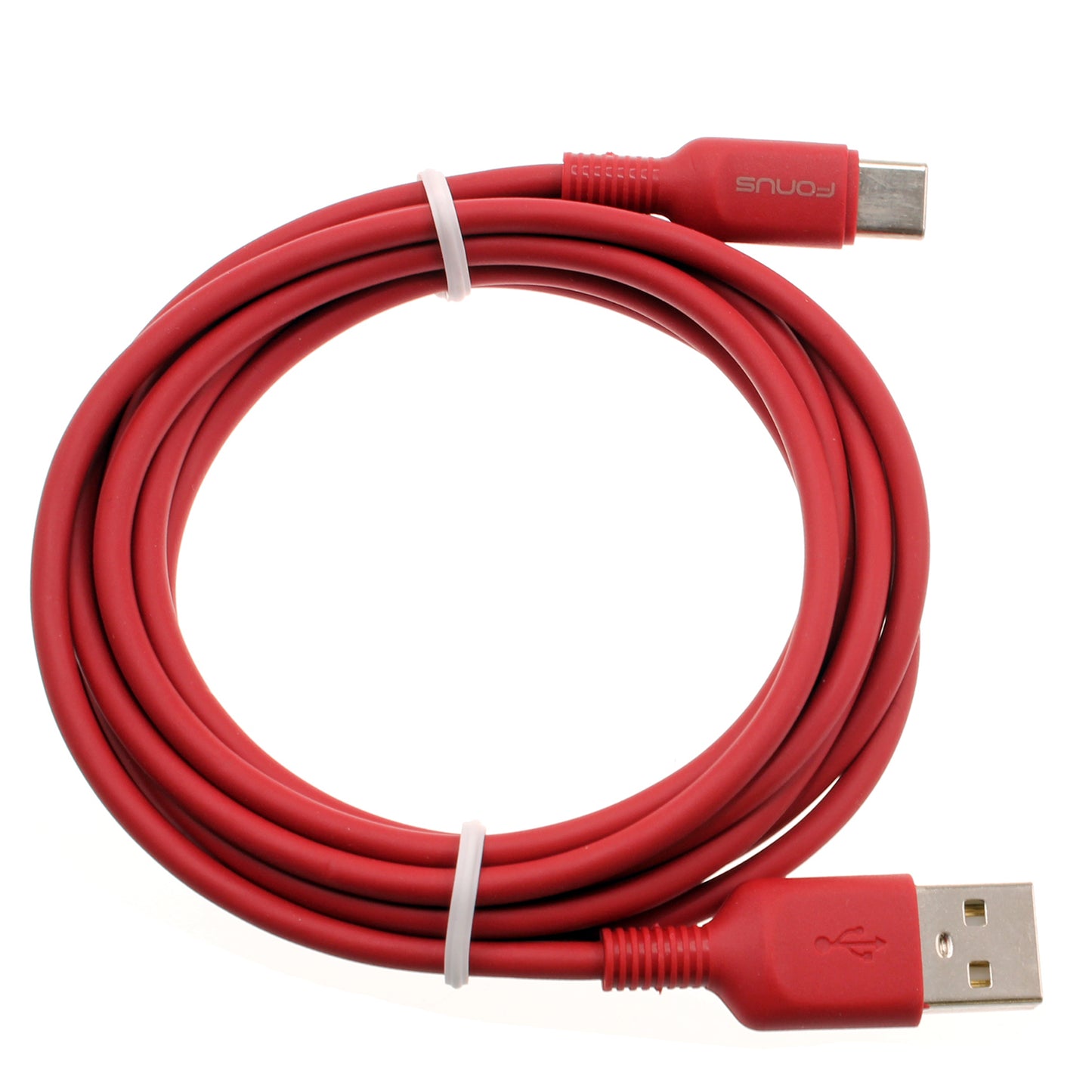 6ft USB-C Cable Red Charger Cord Power Wire Type-C  - BFC15 1423-1