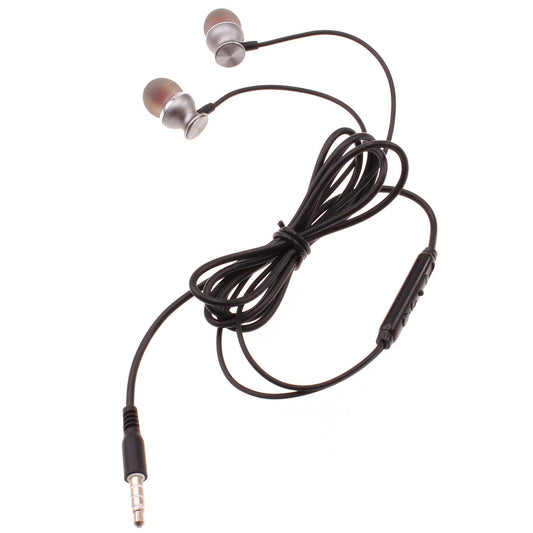 Wired Earphones Hi-Fi Sound Headphones Handsfree Mic Headset Metal Earbuds  - BFD99 1580-1