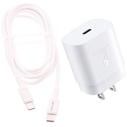 image of 25W Fast Home Charger PD Type-C 10ft USB-C Cable Quick Power Adapter  - BFA78 1520-1