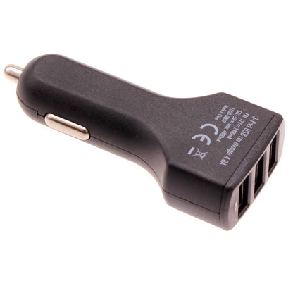 Car Charger 36W 3-Port USB 4.8A DC Socket Plug-in  - BFK62 843-1