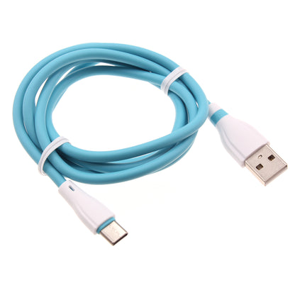 4ft USB-C Cable Blue Charger Cord Power Wire Type-C  - BFE13 1468-1