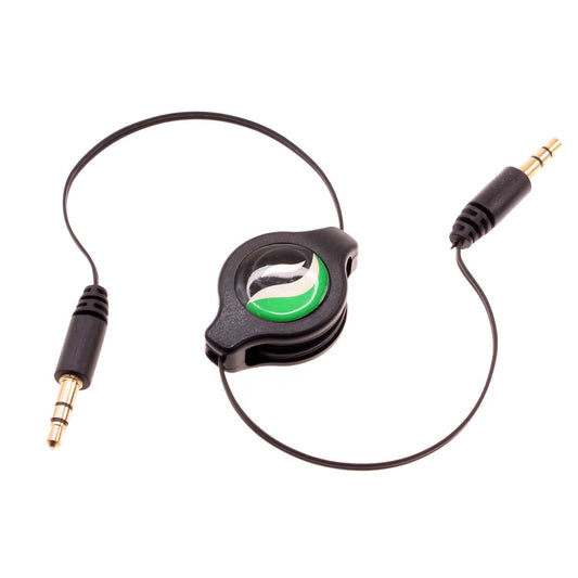 image of Aux Cable Retractable  3.5mm Adapter Car Stereo Aux-in Audio Cord  - BFM93 326-1