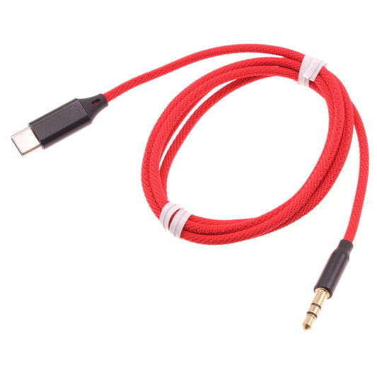 image of Aux Cable USB-C to 3.5mm Audio Cord Car Stereo Aux-in Adapter Speaker Jack Wire  - BFE42 1501-1