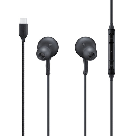 image of TYPE-C Earphones Wired Earbuds Headphones - Black 2084-1