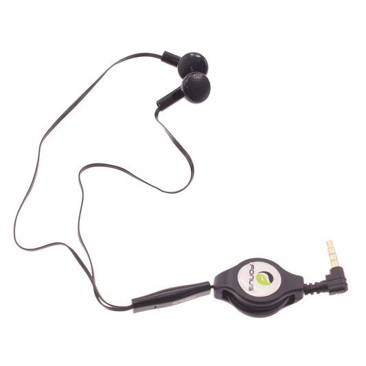 image of Retractable Earphones Headphones Hands-free Headset Handsfree Earbuds  - BFB63 405-1