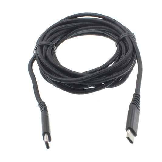 image of USB-C Cable 10ft Long Fast Charge Power Cord (Type-C to Type-C) Wire  - BFR22 1038-1