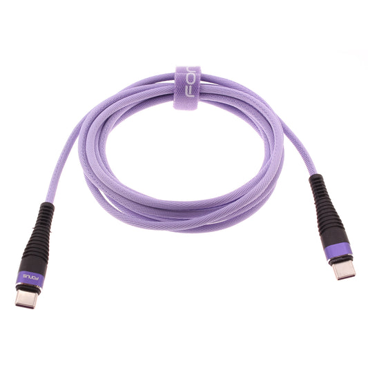 Purple 10ft PD Cable Type-C to USB-C Fast Charger Cord Extra Long  Power Wire  - BFA95 1548-1