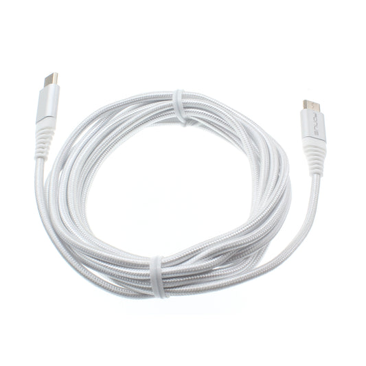 image of USB-C Cable 10ft Long Fast Charger Power Cord (Type-C to Type-C) Wire  - BFR21 1036-1