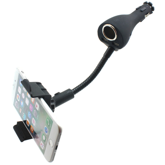 image of Car Mount Charger Holder DC Socket USB 2-Port Cradle  - BFB01 624-1