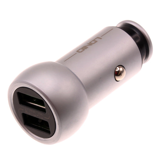 image of Car Charger 3.6A 2-Port USB Power Adapter Zinc Alloy  - BFS55 903-1