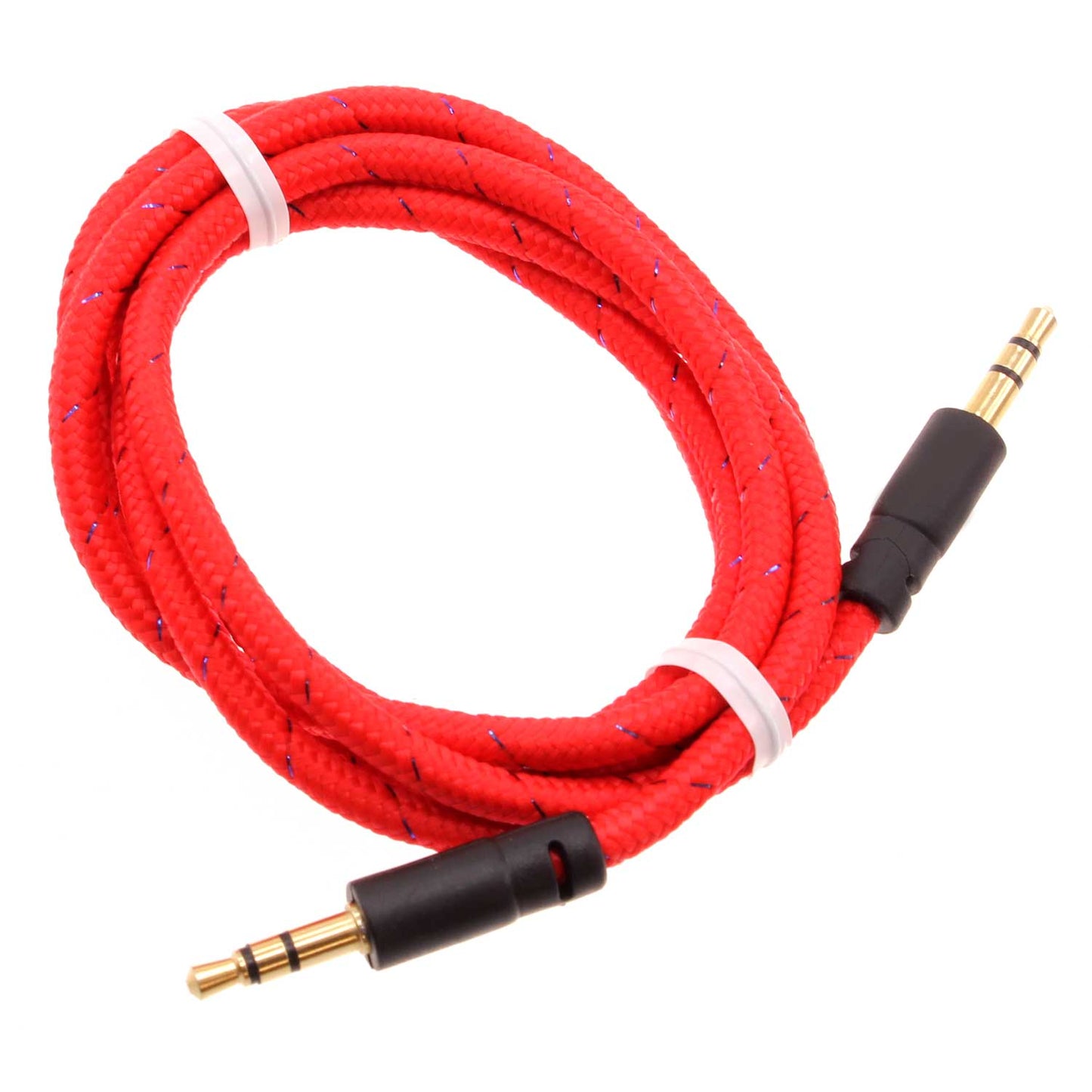 Aux Cable 3.5mm Adapter Car Stereo Aux-in Audio Cord Speaker Jack Wire  - BFM98 402-1