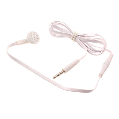 Mono Headset Wired Earphone Single Earbud 3.5mm Headphone Flat  - BFJ87 388-1