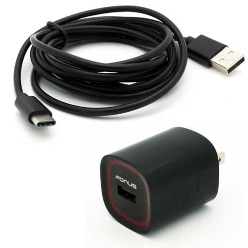 Home Charger Fast 18W USB Cable 6ft TYpe-C Power Adapter  - BFM94 977-3