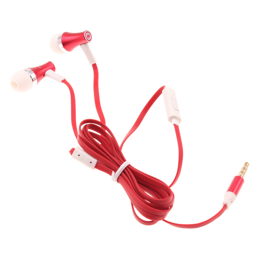 image of Wired Earphones Hi-Fi Sound Headphones Handsfree Mic Headset Metal Earbuds  - BFD27 392-1