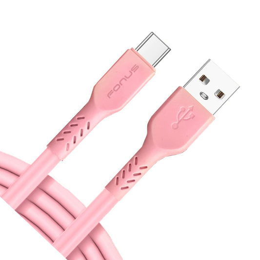 image of 6ft USB-C Cable Pink Charger Cord Power Wire Type-C  - BFA60 1418-1