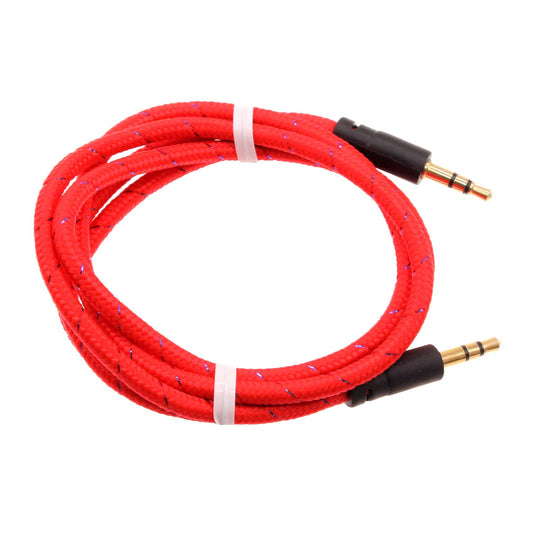 Aux Cable 3.5mm Adapter Car Stereo Aux-in Audio Cord Speaker Jack Wire  - BFM98 402-1