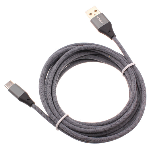 image of 10ft USB-C Cable Extra Long Fast Charger Power Cord Type-C Sync  - BFA98 1552-1