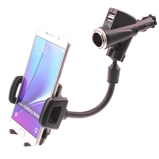 image of Car Mount Charger Holder DC Socket USB Port Cradle  - BFD69 640-1