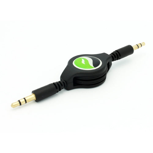 Aux Cable Retractable  3.5mm Adapter Car Stereo Aux-in Audio Cord  - BFM93 326-1