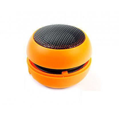 Wired Speaker Portable Audio Multimedia Rechargeable Orange  - BFF81 355-4