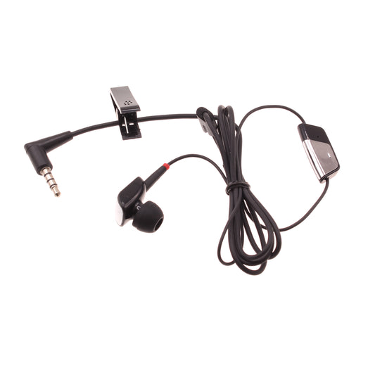 image of Mono Headset Wired Earphone Handsfree Mic 3.5mm Headphone Single Earbud  - BFB55 410-1