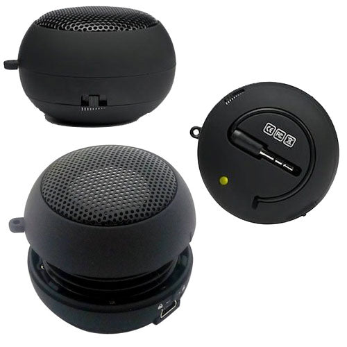 Wired Speaker Portable Audio Multimedia Rechargeable Black  - BFF52 327-1