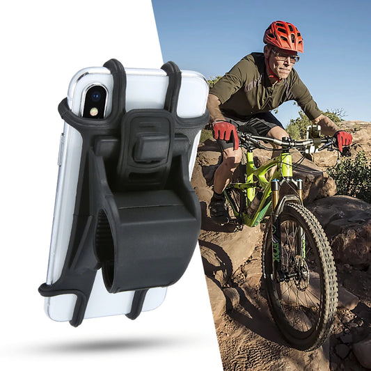 image of Bicycle Mount Handlebar Silicone Holder Bike Non-Slip Strap  - BFG11 1349-1