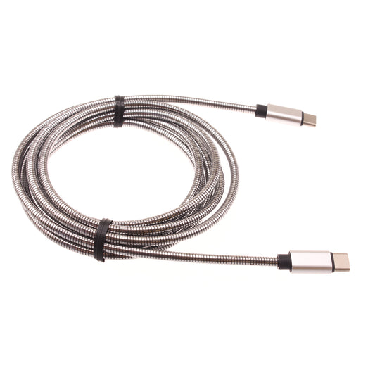 image of 6ft Metal PD Cable Type-C to USB-C Charger Cord Power Wire Sync  - BFD55 1426-1